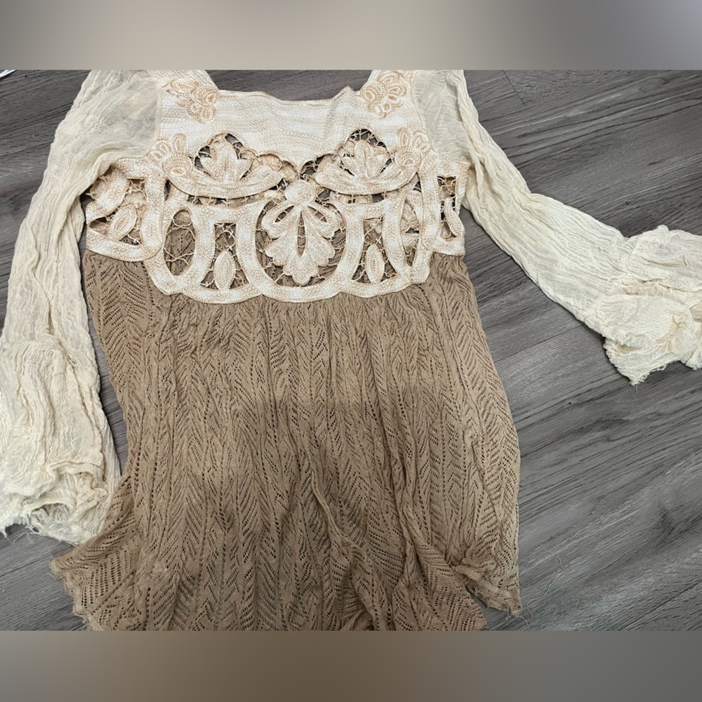 Free people cut work pieced tunic - Picture 4 of 4